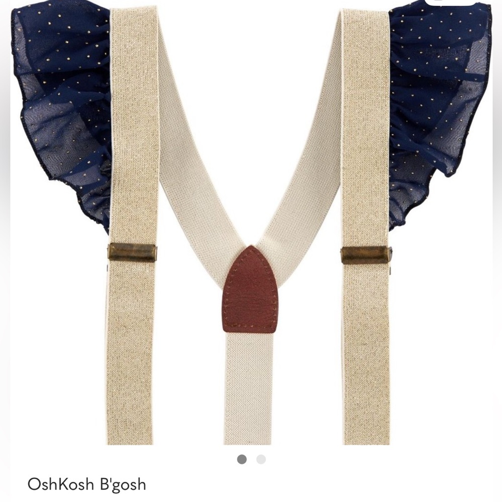OSHKOSH B’gosh Girl Ruffle Suspenders